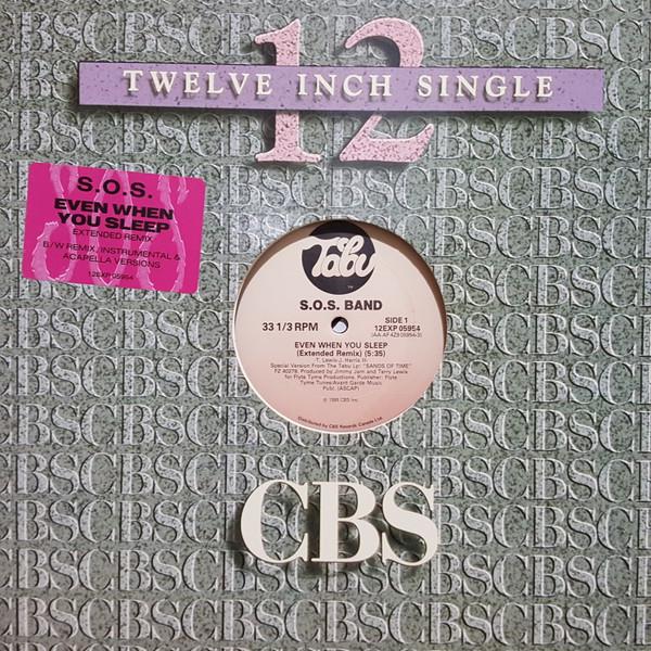 

12inch Record S.O.S. BAND Even When You Sleep 12EXP05954 Tabu Records 1986 Canada SoulFunk Used
