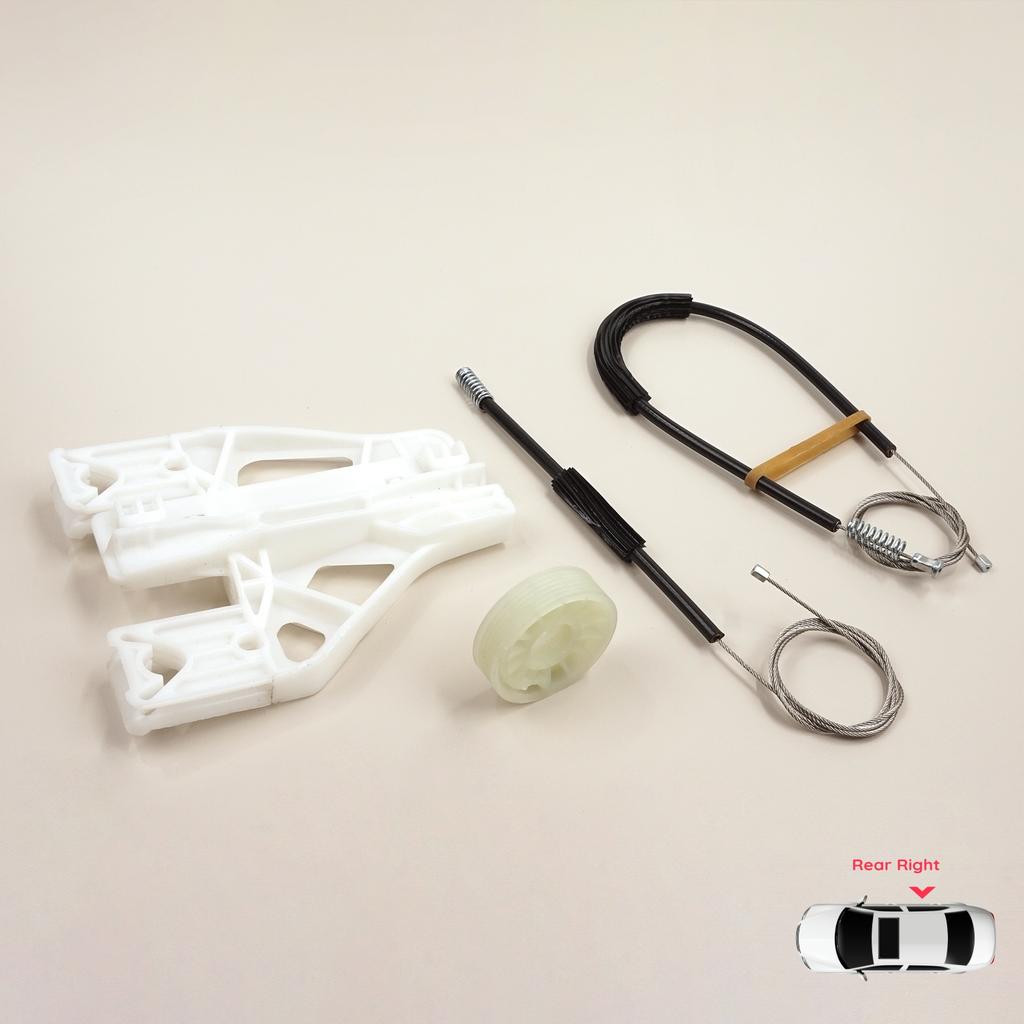 EWR5073 Electric Power Window Regulator Lifter Repair Kit Rear Right Door for  Q5 SQ5 8R 8RB 2008-2018 5-Door 8R0839462