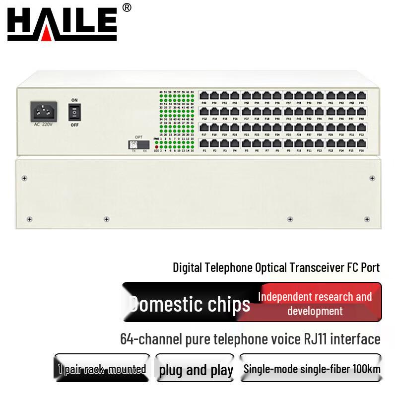 HAILE Digital Telephone Fiber Optic Multiplexer