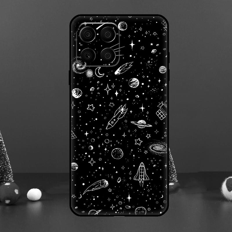 Magic Space Moon Planet For Samsung Galaxy M06 M16 M14 M34 M54 M11 M21 M31 M13 M33 M35 M53 M55 M15 M12 M32 M52 Case