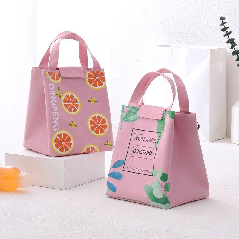 Lunch Bag Thickened Aluminum Foil Insulation Bag Tote Bag Waterproof Fresh Lunch Bag Suitable for Daily Life