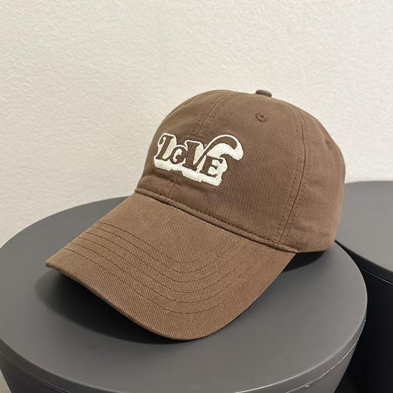 Korean Style Embroidered Baseball Cap for Men and Women - Versatile, Trendy, Sun Protection Hat
