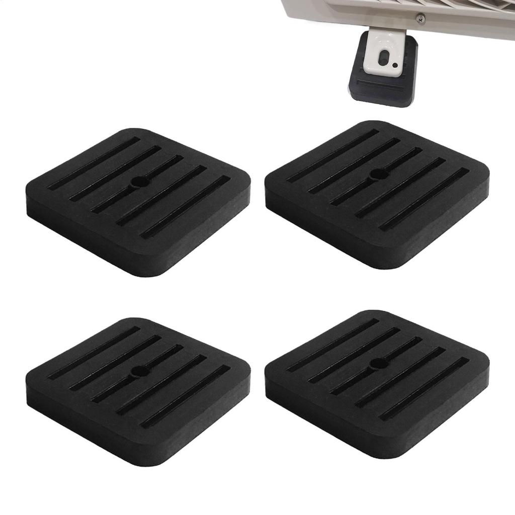 Anti Vibration Pad Air Conditioner Rack Rubber Raised Base Non-slip Damper Shock Absorber Furniture Mats Air Conditioner Parts