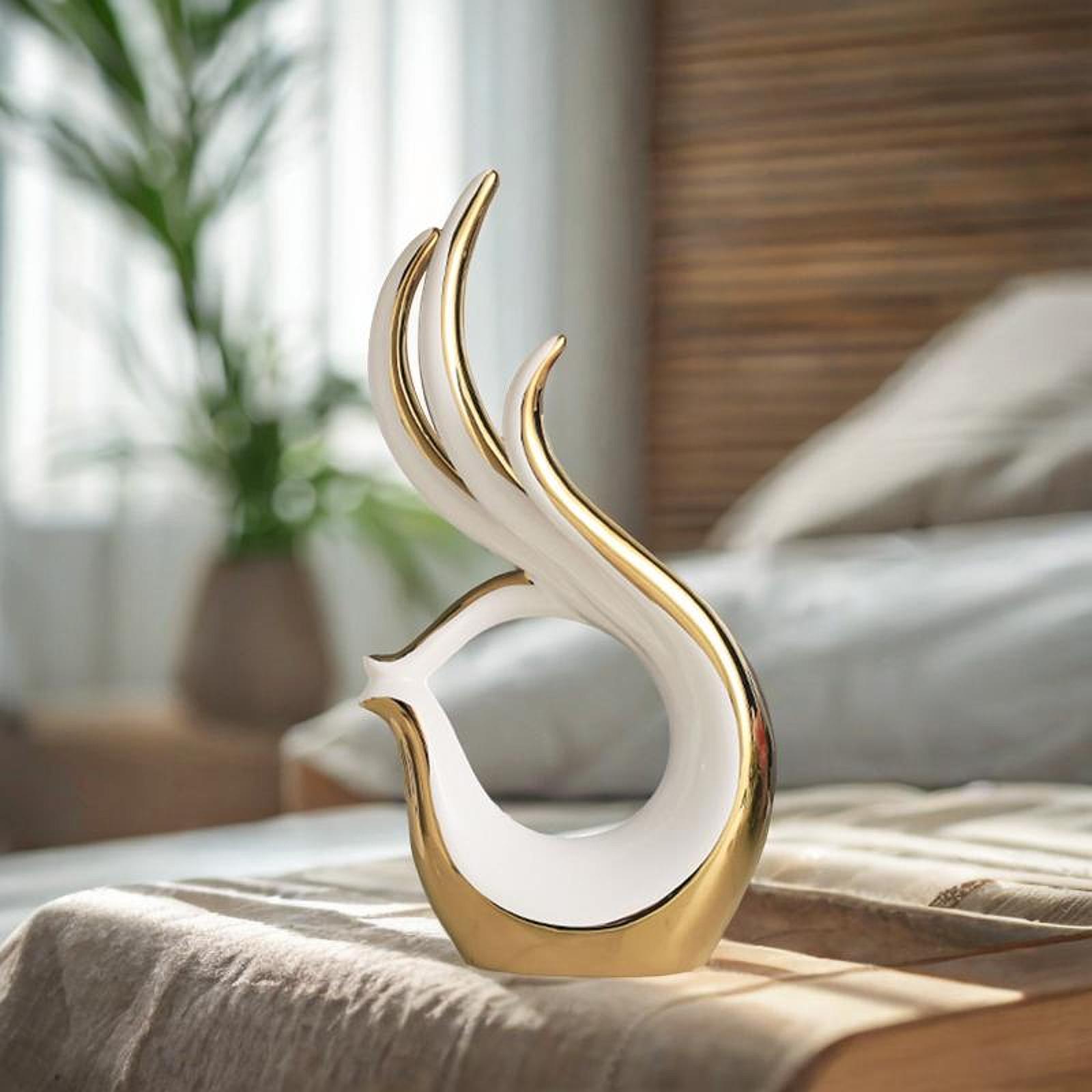 

Modern Abstract Art Ceramic Statue Home Decor for Centerpiece Party Entryway