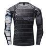 Stylish And Comfortable Men T-shirt Long Sleeve Super Hero Compression Sport 3d Fitness Cycling Shirt