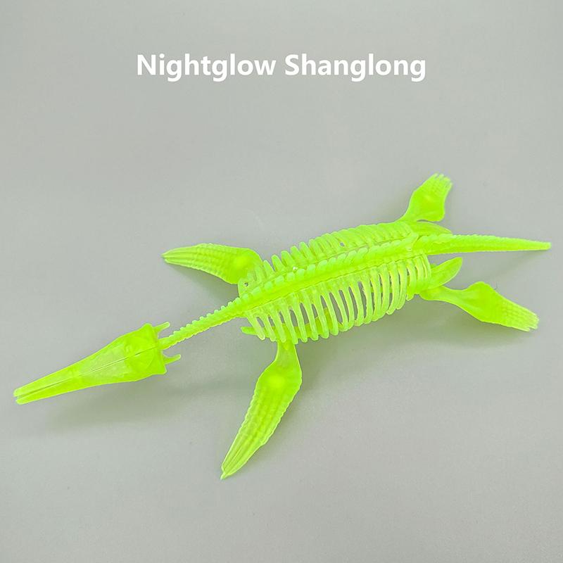 1 Set Kid Toy Diy Assembly Jurassic Dinosaur Fossil Skeleton Mosasaurus Tyrannosaurus Action Figure Collection Creative Model