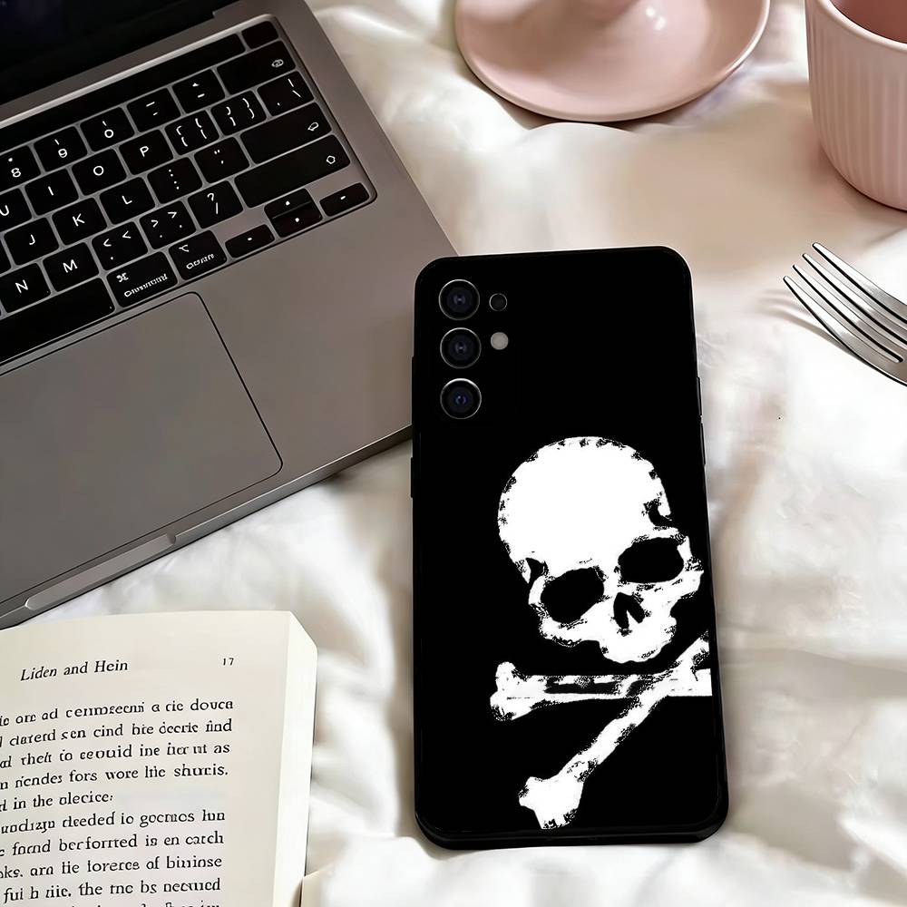 Skeleton Skull-L   Phone Case For Samsung S25,S24,S21,S22,S23,S30,Ultra,S20,Plus,Fe,Soft Silicone Black Cover Samsung S20lite5G