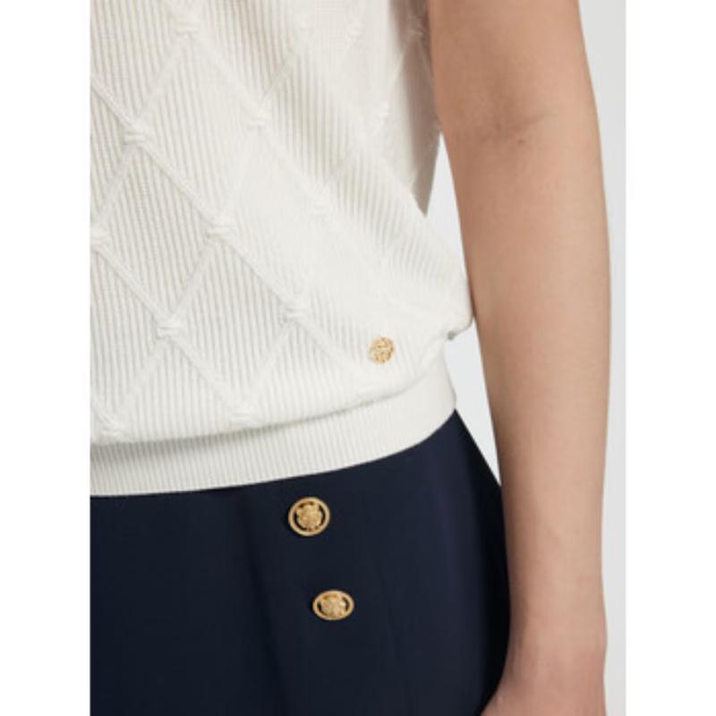 Scofield Women's Color-Block Short-Sleeve Knit Top