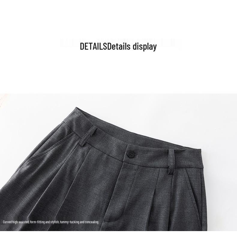 Xin Ge Spring 2025 TR Wool Suit: V-Neck Jacket & Wide-Leg Pants