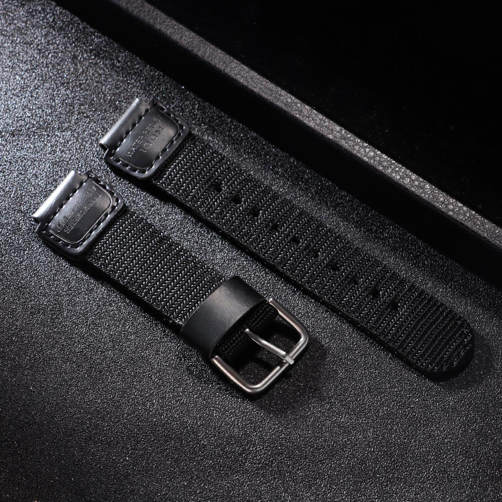 Nylon für Casio für F-91W W-800H Uhrenarmband SGW400 F91W F84 F105/108/A158/168 AE1200/1300 18mm Rindslederband Herren Damen Armband