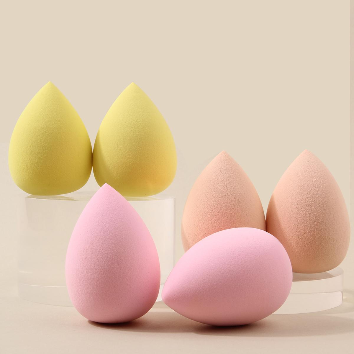 

6 штук большого бьюти-яйца, спонж для макияжа, пуховка для пудры, мягкое и высокоэластичное спонж-яйцо, портативный и прочный инструмент для макияжа