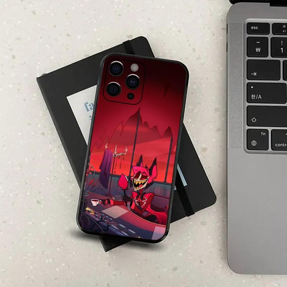 

H-Helluva B-Boss Phone Case For Apple iPhone 15,14,13,12,11,Pro,X,XS,Max,XR,Plus,Mini Soft Black Cover iPhone7