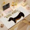 Funny Cute Dachshund Dog Mouse Pad Nonslip Thickened MousePad Large Writing Lockedge Office Student Gaming Cushion