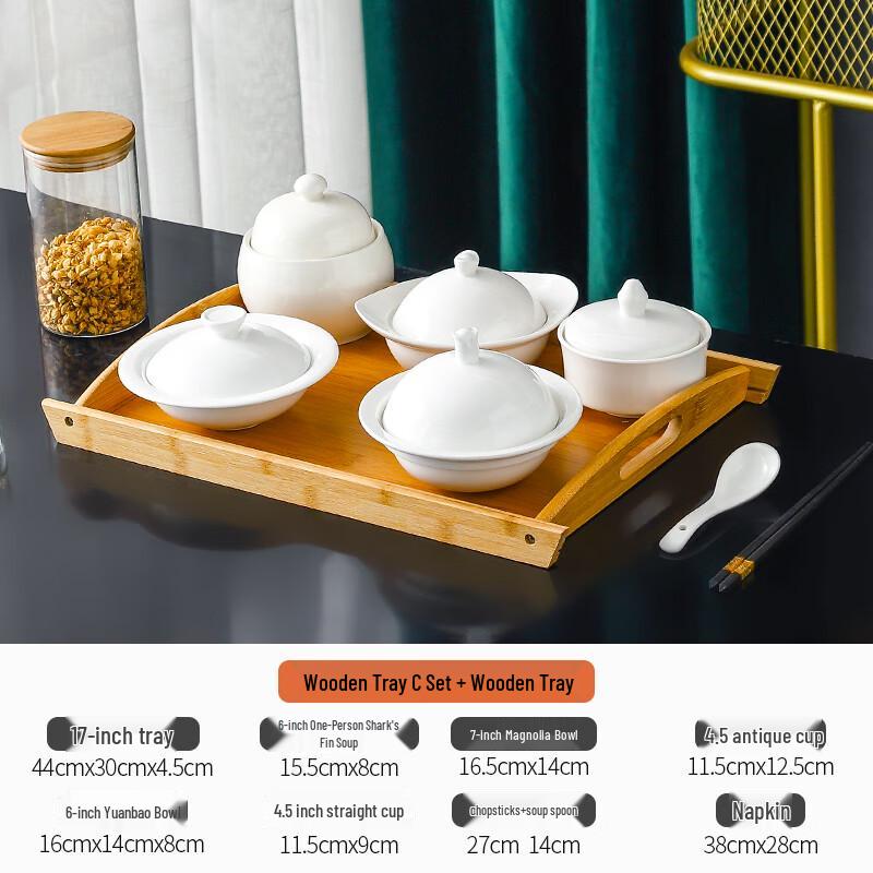 Ceramic Postpartum Confinement Tableware Set