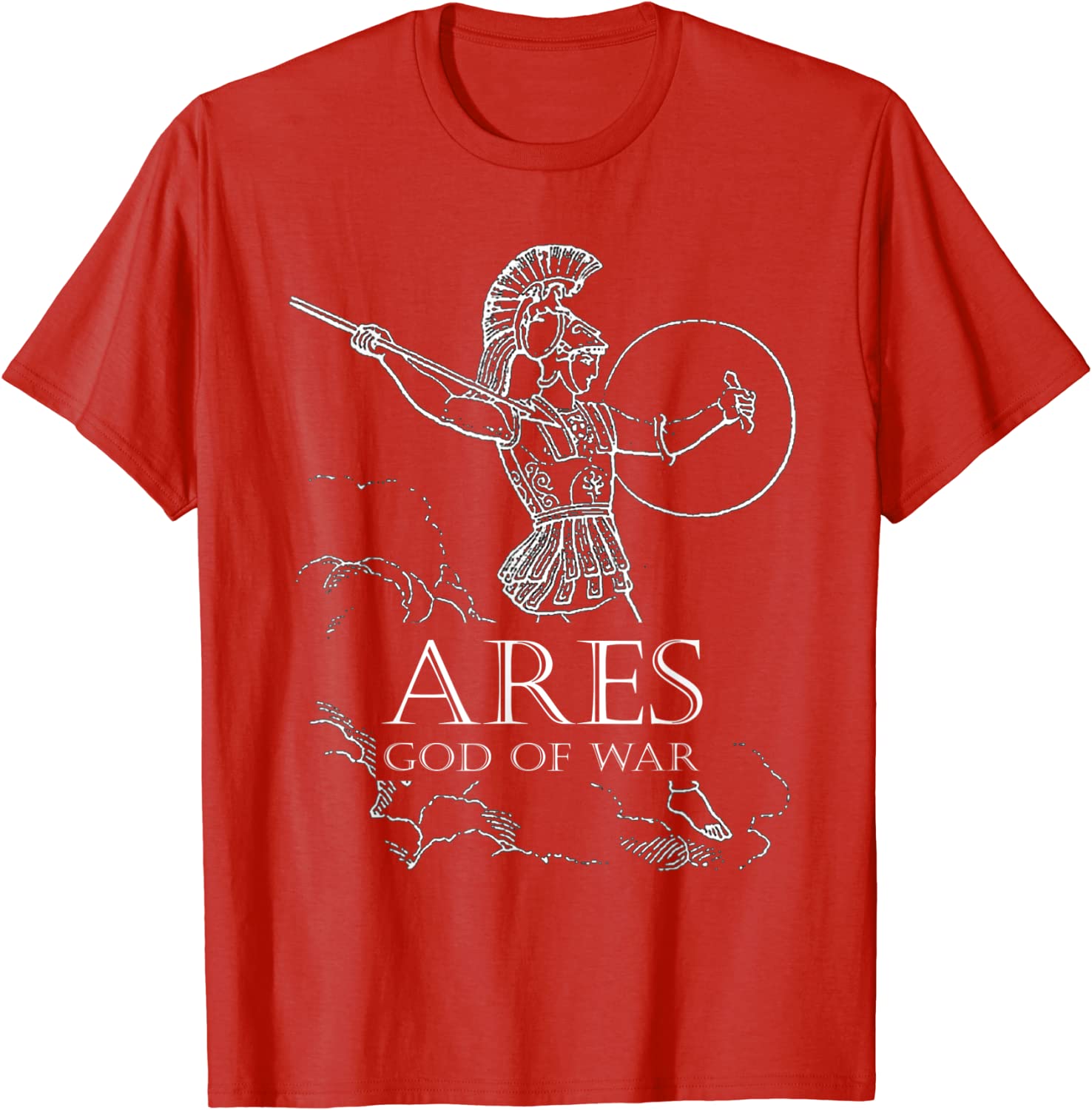 Ares War God Greek Mythology Men TShirt Short Sleeve Casual Cotton ONeck Summer T Shirt Size S3XL S