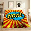 Art Flannel Blanket Throw Blanket Soft Warm Sofa Bed Camping home Decor Unique Christmas Gift C926122