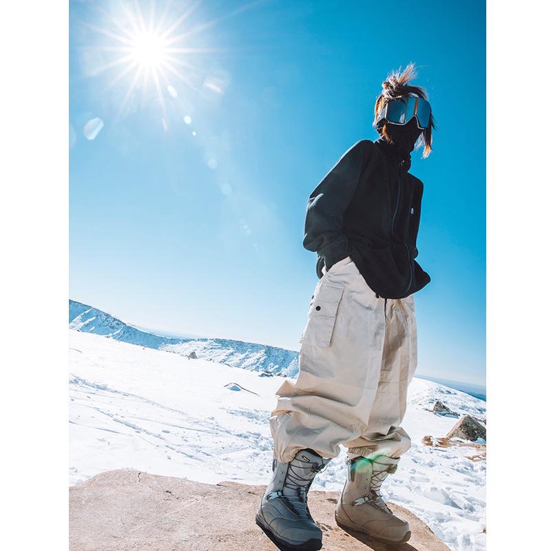 Pantaloni de schi unisex Ice Degree 2025: Costum de zăpadă cald, rezistent la apă, rezistent la vânt, rezistent la frig, rezistent la uzură pentru cupluri