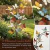 Colorful Metal Butterfly Garden Stake, Decorative Yard Art for Outdoor & Patio