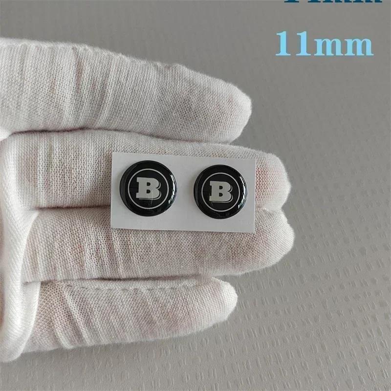

Car Key Maybach Emblem Auto Control Keychain Sticker Accessories For Mercedes Benz AMG Brabus Smart W204 GLC CLA GLK W205 W203 2Pcs