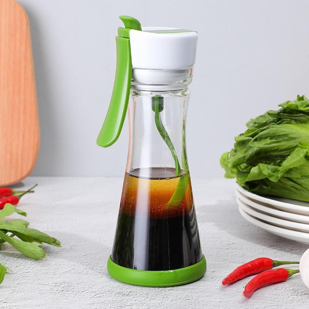 Plastic Sauces Mixer Bottle Leak Proof Cruet Portable Vinaigrette Container  Restaurant