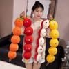 Creative Fruit Candied Gourd U-Shaped Pillow Neck Pillow Plush Toy Office Lunch Break Pillow Plane Travel Neck Pillow