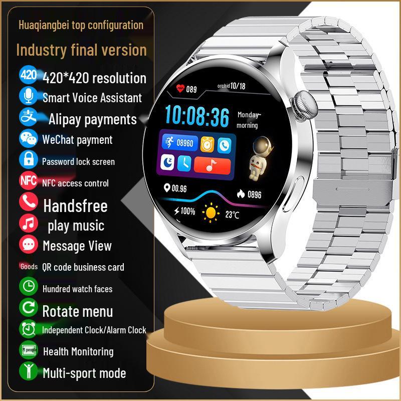 Watch4 Smartwatch: Call-Ready, New Vi/Vo Compatible, Bluetooth Multi-Function