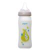 Glass Pigeon Breastmilk Feeling Baby Bottle Coating Fruits 0 Months and Up [Heat-resistant 240ml]
