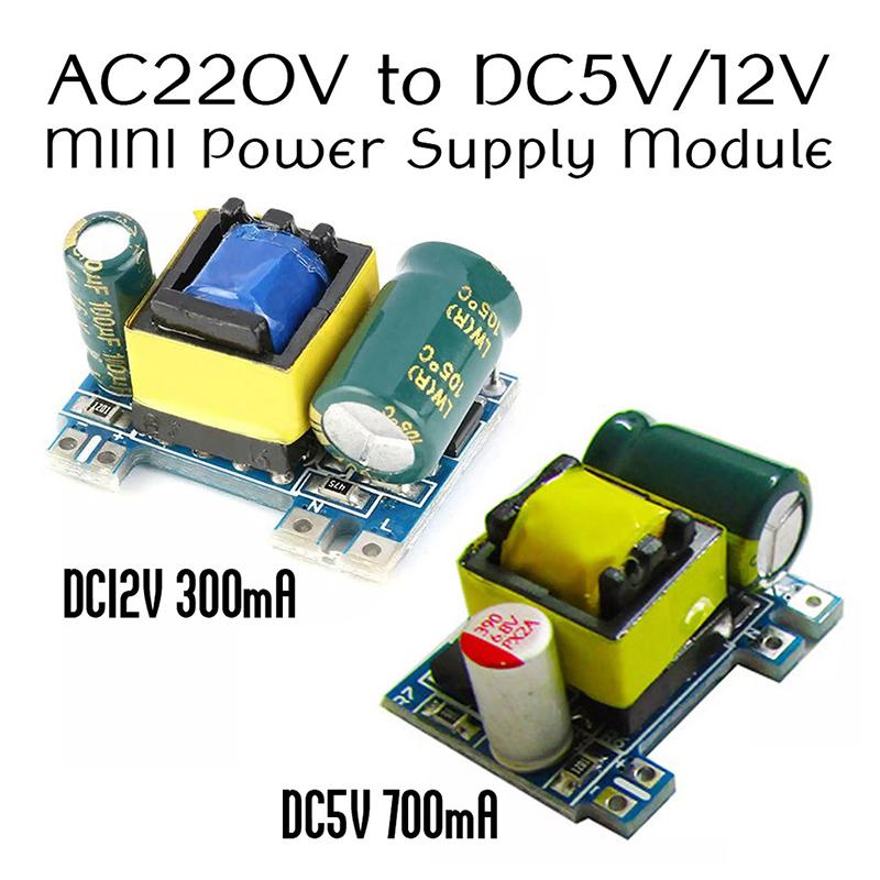 AC To DC 5V 700mA 12V 300mA 3.5W Isolated Switch Mini Power Supply Buck Converter Step Down Module AC 220V To DC 5V/12V