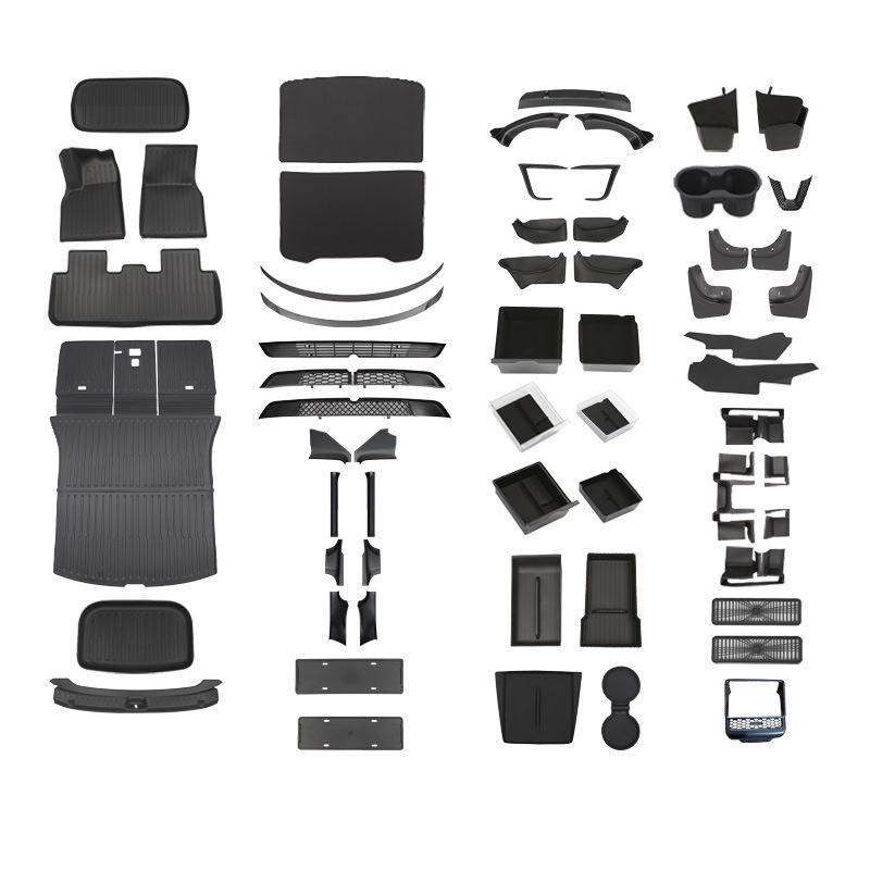 Full Coverage Floor & Trunk Mats for 2025 Tesla Model Y