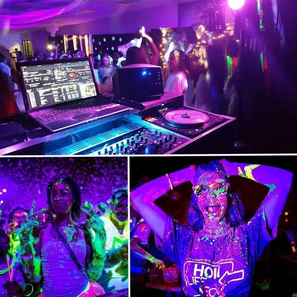 Schwarzlicht UV-Lampe UV Lila Glühbirne Atmosphäre E27 UV-Lichtbirnen 360° Leuchten 10W Lila Schwarzlichtbirne Bar Dekoration