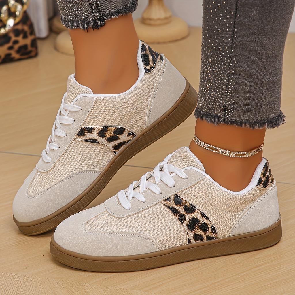 Women's 2025 Spring New Arrival Korean Style Chunky Sole Platform Color-Block Lace-Up Versatile Casual Sneakers
