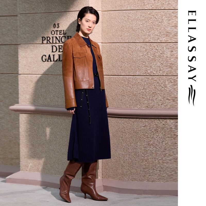 

ELLASSAY Women s Elegant Slim-Fit Long Sleeve Dress M