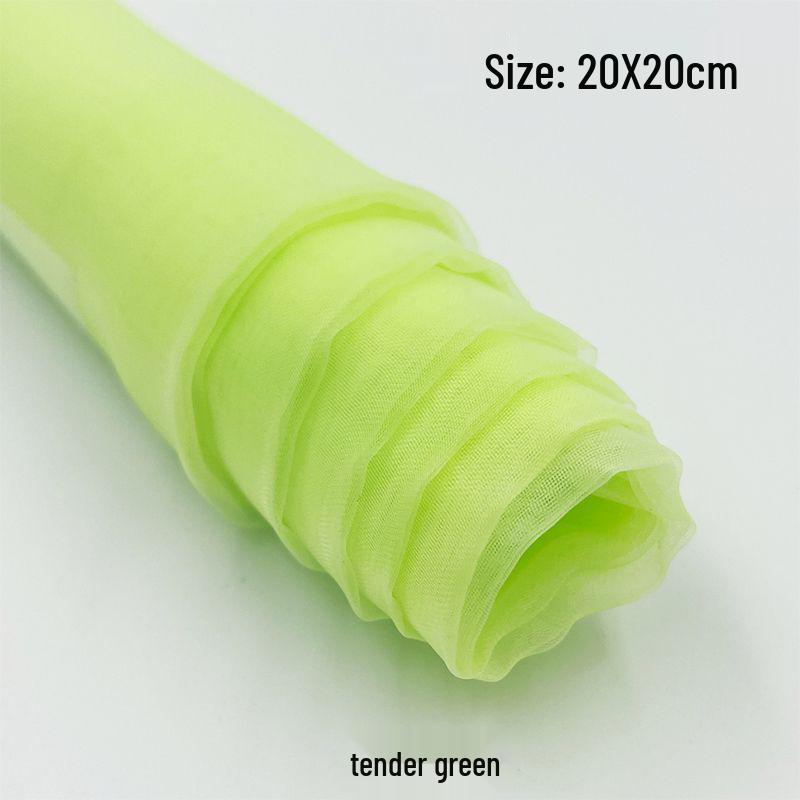 Organza Lens Veil: Soft Light Photography Yarn Filter in Black & White Fabric