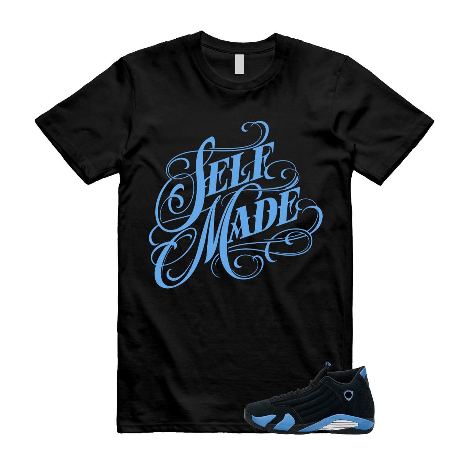 14 Black University Blue 2026 13 T Shirt Match SELF 3XL