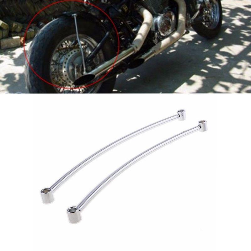 Black Rear Fender Rail Support Bracket Mount Holder For Harley Cruiser Bobber