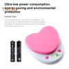 Mini Scale Minimalistic Stylish Large Screen Display Practical Rice Grains Digital Kitchen Heart-shaped Scale for Laboratory