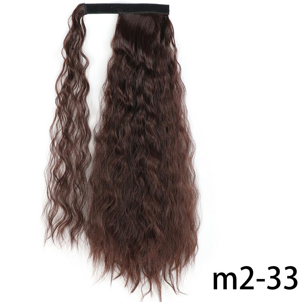MISS WIG Women Synthetic Long Straight Ponytail Extensions Heat Resistant Hair 22 and 34 Inch Wrap Around Pony Hairpiece for Women
