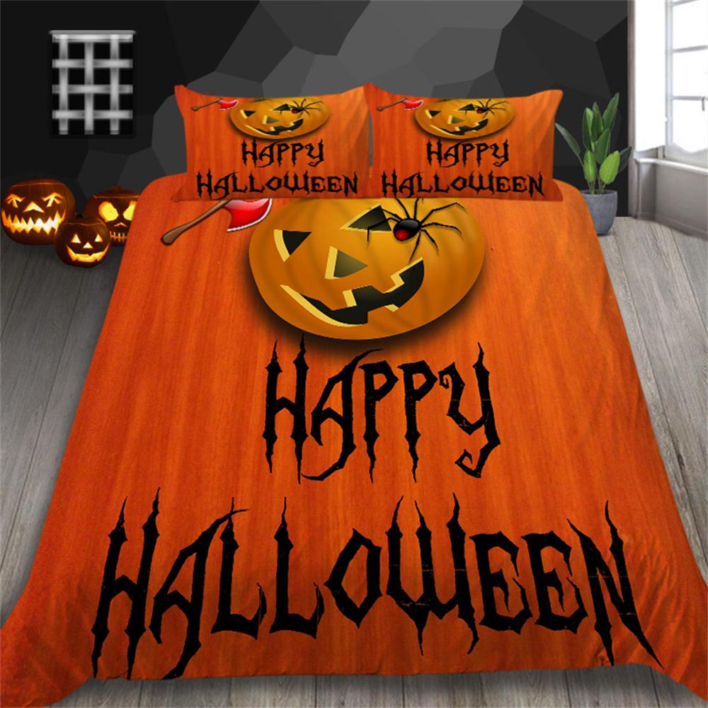 Duvet Cover Set Halloween Home Bedclothes Luxurious Bedding Sets King Size Bedding with Pillowcase Children Bedding Set