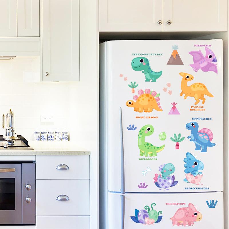 DIY Cartoon Wall Stickers Animal English Letters Astronaut Space Decals for Kids Room Nursery Living Room Decor Self Adhesive Vinyl Art