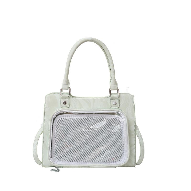 

High-value two-dimensional pain bag bag female Japanese girl soft girl shoulder bag crossbody pain bag portable commuter bag female зелёный