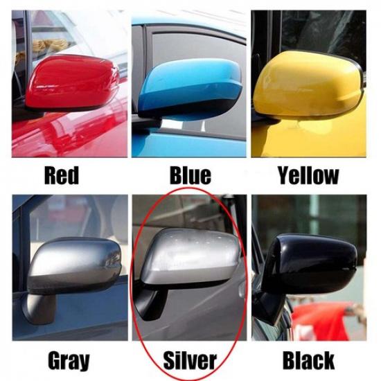 Silver Right Passenger Side Rearview Mirror Cap Cover For Honda Fit/Jazz 2009-13