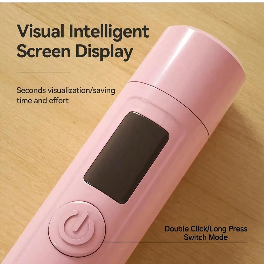 Rosa LED-Nagellampe mit 360°-Drehung und zusätzlichem Nagelstempel - USB-betrieben, 45s/60s Timer-Einstellung und Kondensorlinse für perfekte Maniküren