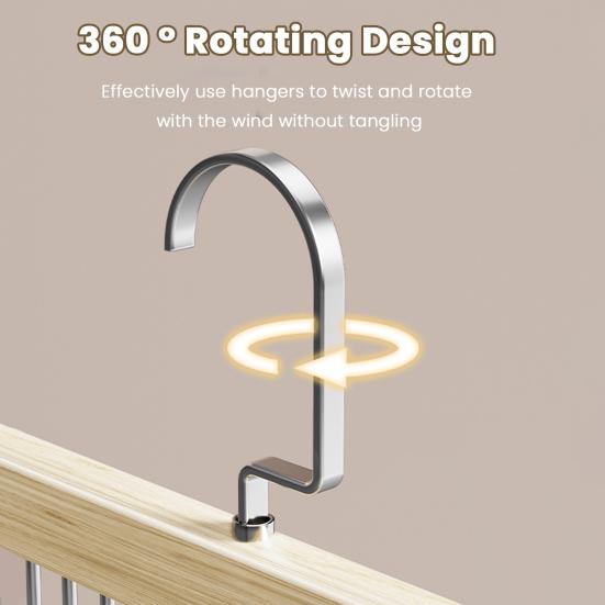 Tank Top Hanger Bra Underwear Holder 360-Degree Rotatable Strong Load-bearing Multi-Function Sling Hanger Wardrobe Organizer