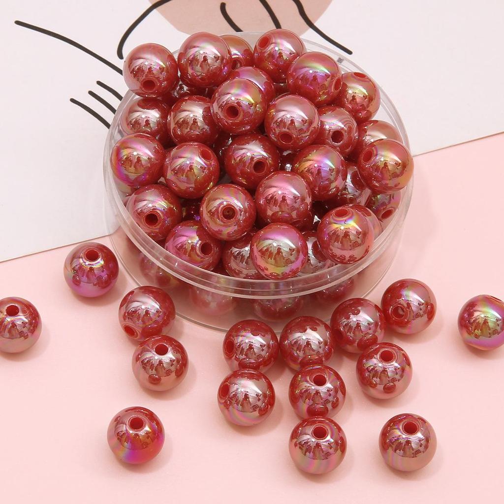 Colorful Loose Beads for DIY Bracelets, Phone Charms, Key Chains, and Jewelry Accessories