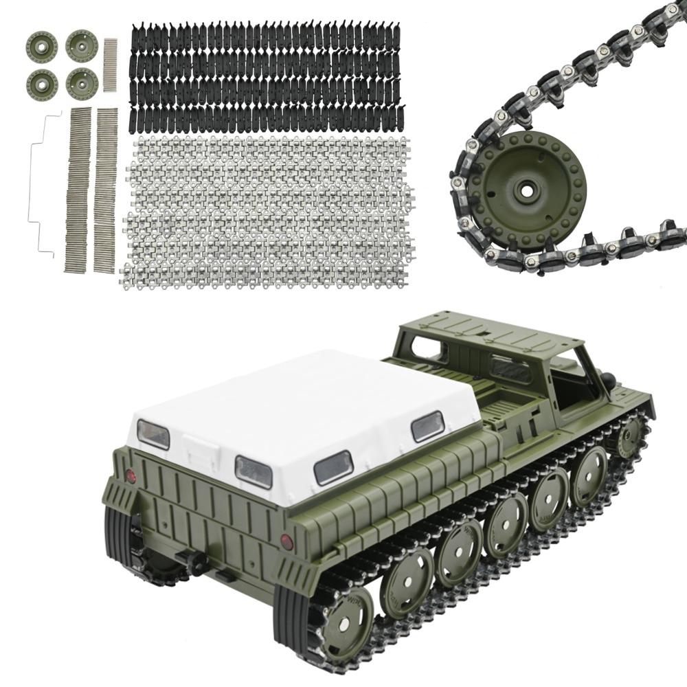 RC Tracks Spare Accessories Kit Model Tank Track Parts for WPL E-1/GAZ-71 Crawler For RC Tank