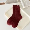 Comfortable Warm Winter Socks Thick Crew Socks Trendy Women's Wool Socks  Autumn Season