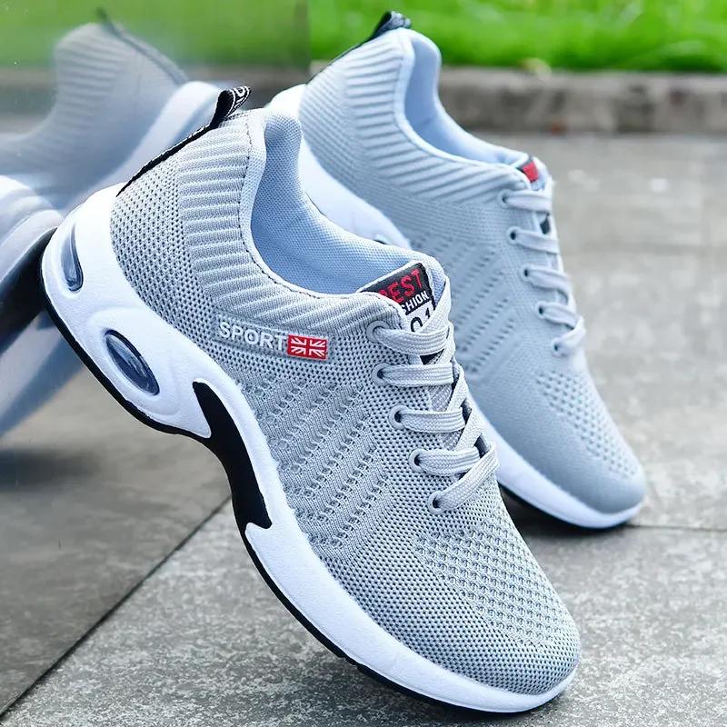 Fashion Big Size Men's Sneakers Breathable Casual Shoes Air Cushion Sport Running Shoes for Men Tennis Training Shoes Zapatillas Hombre