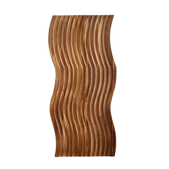 Wooden Serving Platter, Geometric Design Boho Decorative Serving Tray for Fruit, Bread, Vegetables, Multi-use Organizer Tray for Coffee Table, Dinner,