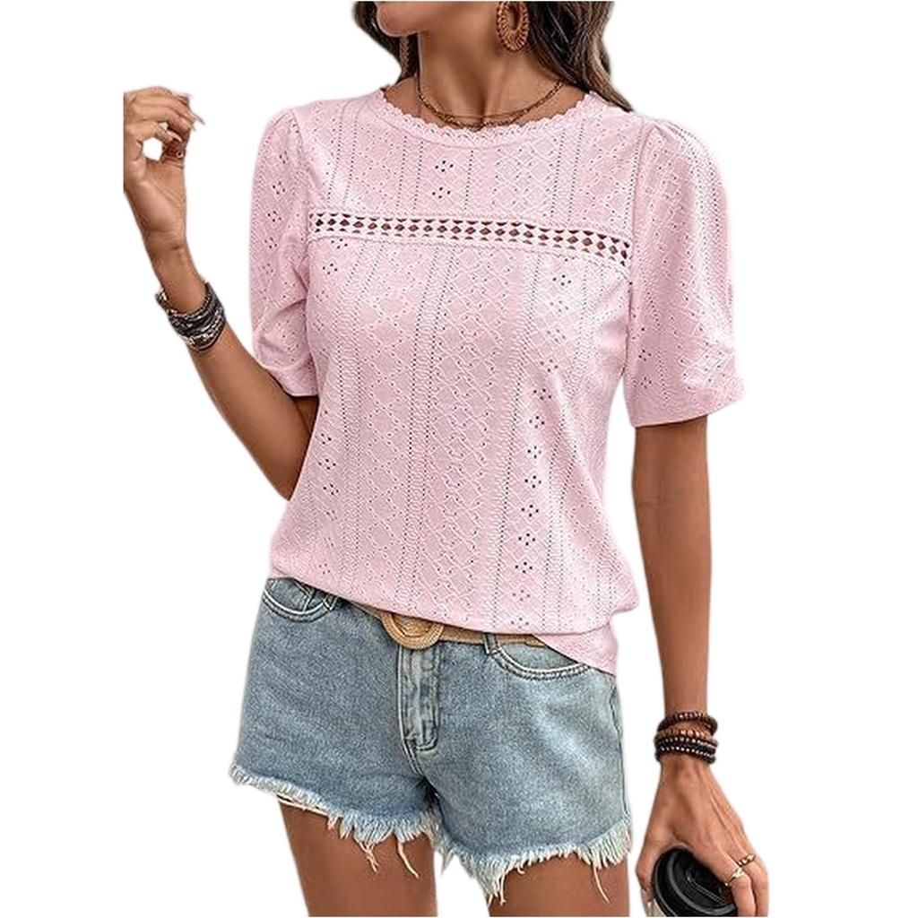 Women's Fashionable Loose-fitting Casual Summer Short-sleeved T-shirt