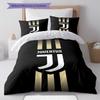 Juventus Football Club Pattern Bedding,Quilt Set Quilt Cover Pillowcase Home Birthday Gift(1 * Duvet Cover + 2 * Pillowcase, Without Core)